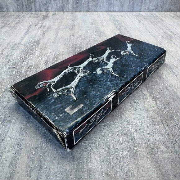 Set of 6 MCM Vintage Elegance Silver Plate Figural Horse Knife Rests in Box EUC - Picture 10 of 10